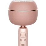 Micro Karaoke kèm Loa hãng Monster M97 (Mỹ ), 26W,Bluetooth 5.0,TWS kết nối 2 mic - Phiên bản mầu hồng