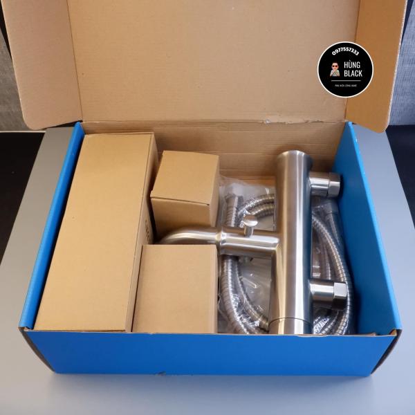 BỘ VÒI TẮM HOA SEN INOX SUPOR 251702-02-LS nóng lạnh