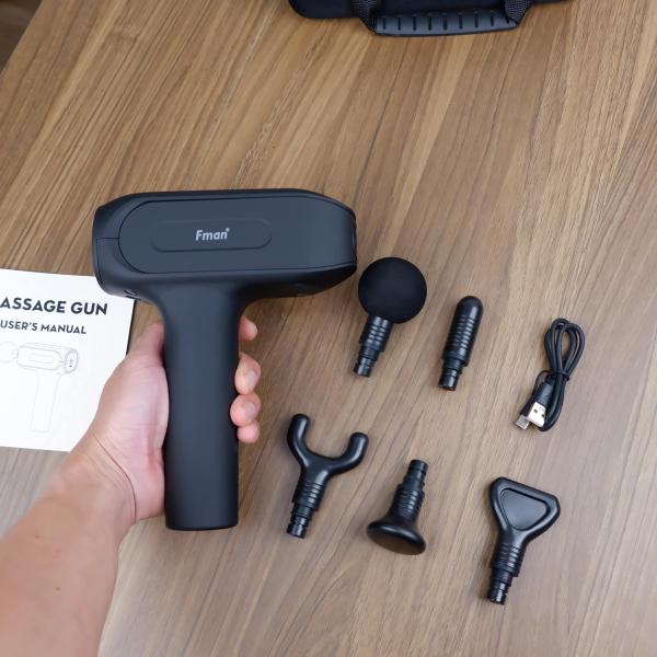Máy massage cầm tay Fman M72, máy Massage 5 đầu, cổng sạc Type-C