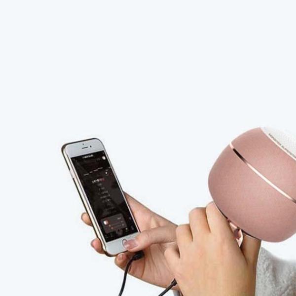 Micro Karaoke kèm Loa hãng Monster M97 (Mỹ ), 26W,Bluetooth 5.0,TWS kết nối 2 mic - Phiên bản mầu hồng