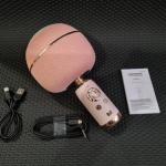 Micro Karaoke kèm Loa hãng Monster M97 (Mỹ ), 26W,Bluetooth 5.0,TWS kết nối 2 mic - Phiên bản mầu hồng