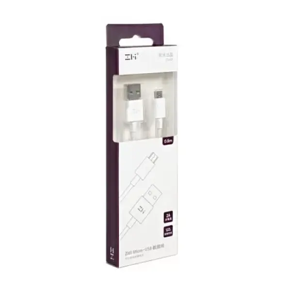 Cáp sạc Xiaomi ZMI ZSH01 USB-A to Micro Cable 2A (0.8m) - có truyền dữ liệu